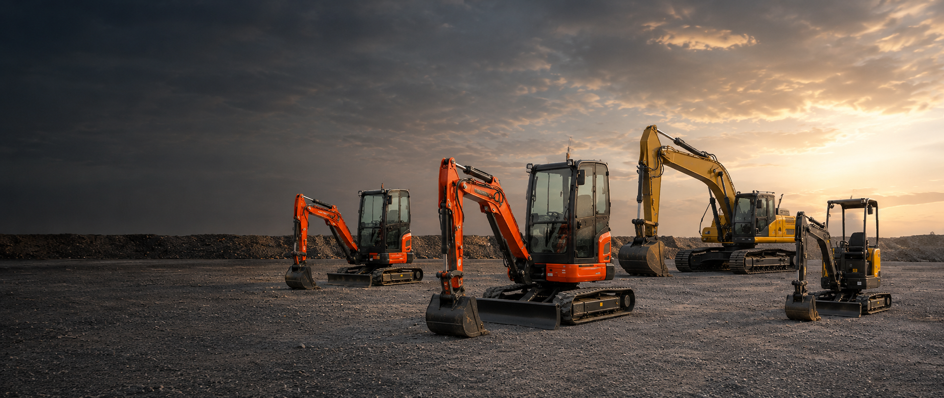 Minikoparki i maszyny budowlane dostępne na sprzedaż w Digger Trade
