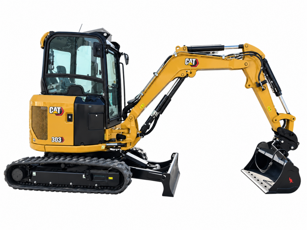 CAT 303 CR – nowa minikoparka gąsienicowa