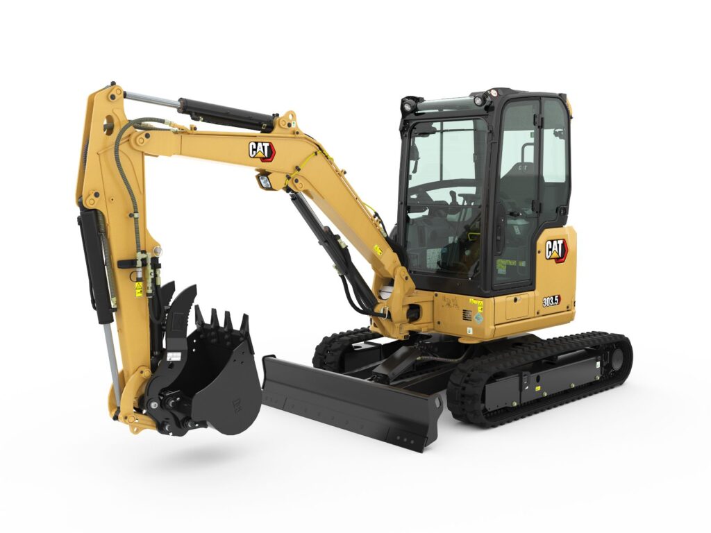CAT 303.5 CR – nowa minikoparka gąsienicowa